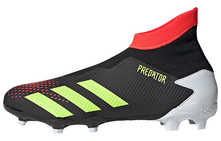 Adidas Adidas Predator 20.3 FG Firm Ground Natural Grass Abrasion Resistant Soccer Shoes Men's Black Pink