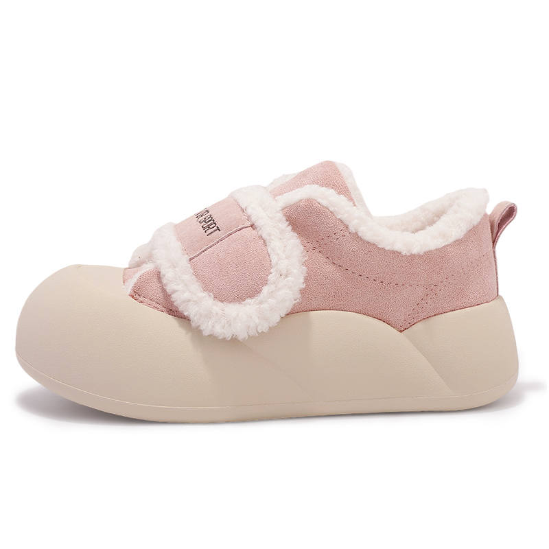 JIONGSEN Comfortable, Minimalist Style, Cute, Fleece Lined Slip Resistant And Abrasion Resistant Coverage Low top