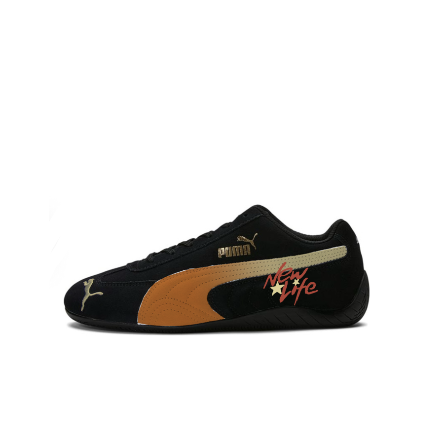 PUMA Speedcat Abrasion Resistant Low top Casual Shoes Unisex Black Brown