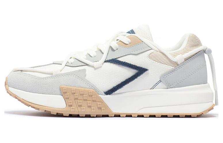 361° Abrasion Resistant Breathable Low top Casual Shoes Men's White Gray