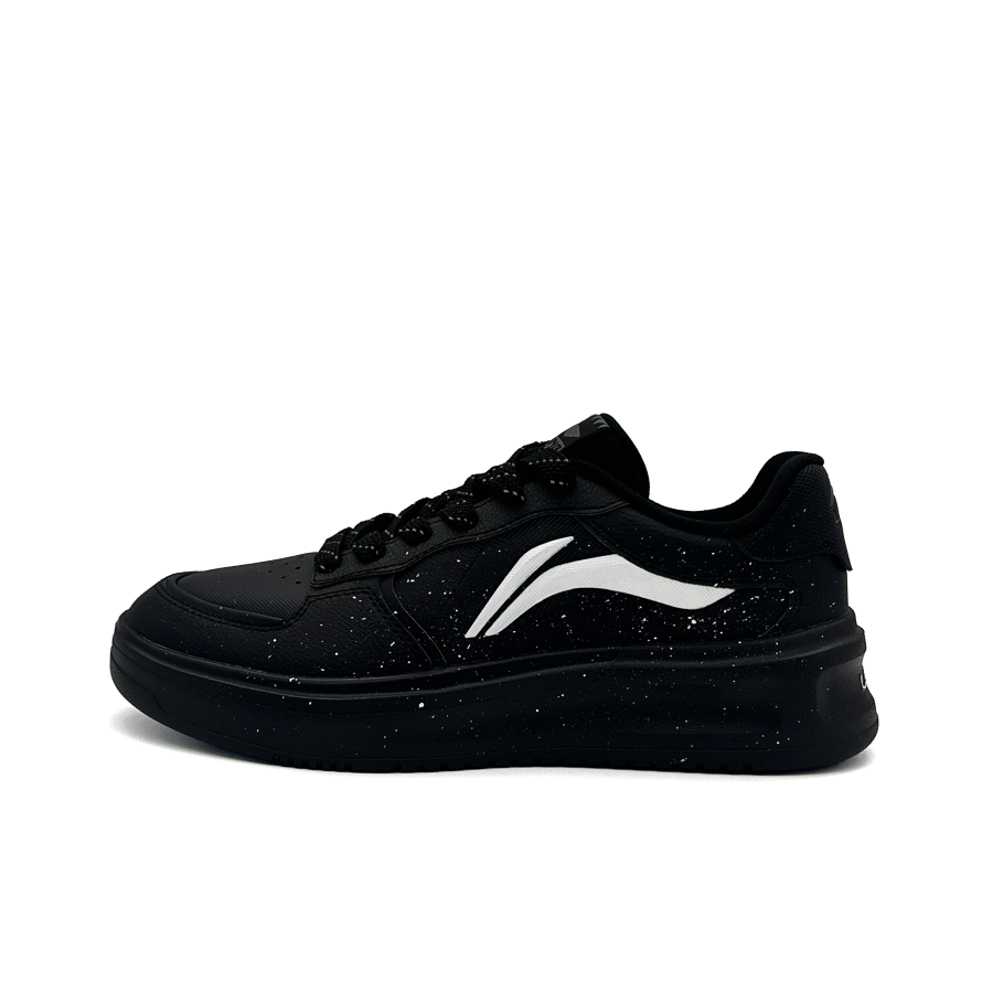 Li-Ning Li Ning Lantern Festival Baby's Breath Height Increasing Abrasion Resistant Low top Casual Shoes Men's Black