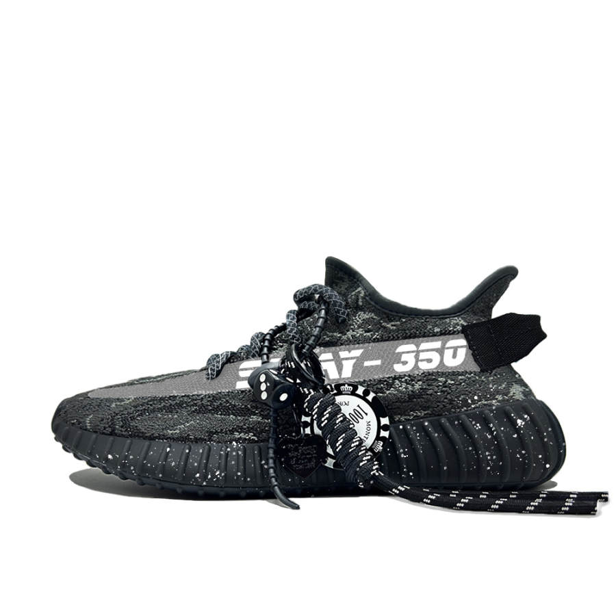 Adidas Originals Yeezy Boost 350 V2 Hat Tricks Synthetic Leather Slip Resistant Abrasion Resistant Low top Casual Shoes
