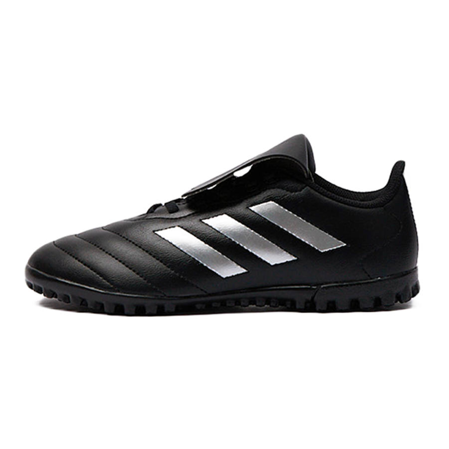 Adidas Adidas GOLETTO 8 Slip Resistant Abrasion Resistant Slip Resistant Abrasion Resistant Soccer Shoes Unisex Black Silver