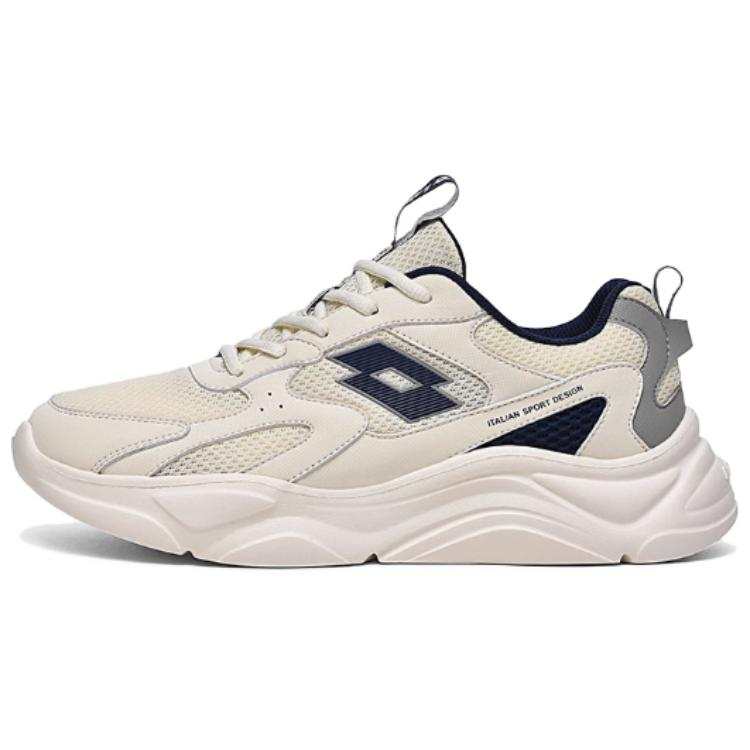 LOTTO Breathable Low top Casual Shoes Men's Ecru/Blue