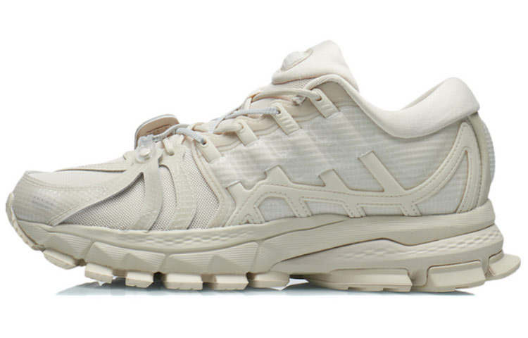 Li-Ning Li Ning Furious Rider ACE 1.5 Classic Cushioning Slip Resistant Breathable Low top Sports Casual Shoes Men's Swan White