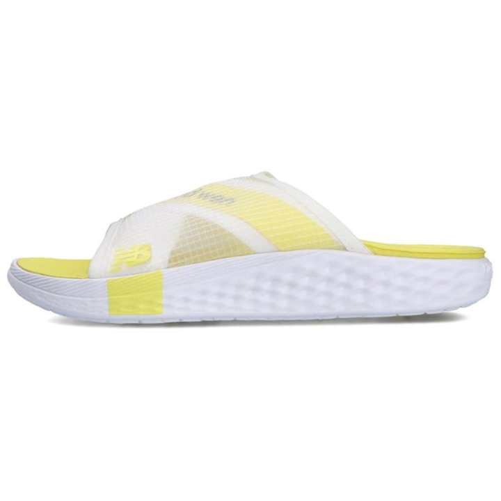 New Balance New Balance NB 360 Rubber Sole Quick Dry Slide Slippers Women's White Yellow