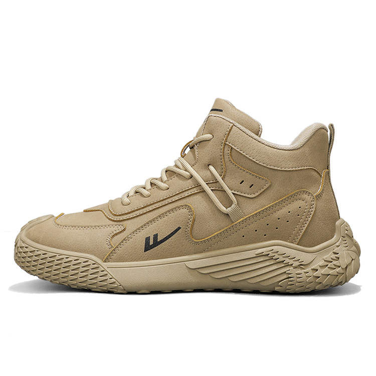 WARRIOR WARRIOR Height Increasing Height Increasing Low top Casual Shoes Men's Khaki