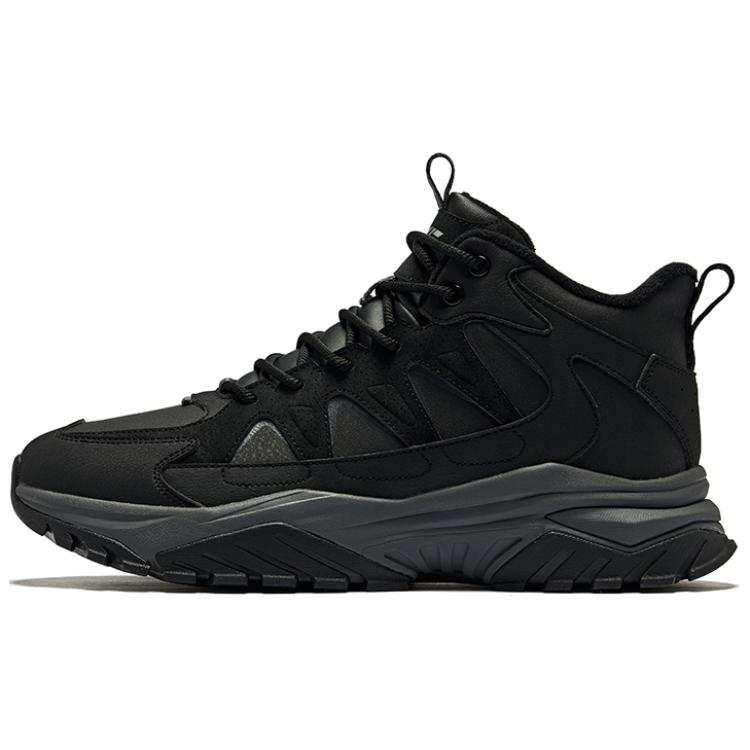 Erke Fiery Wild 2 Slip Resistant Abrasion Resistant High top Casual Shoes Men's Jet Black