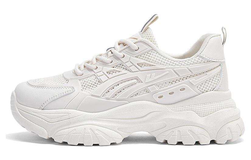 Warrior Slip Resistant Abrasion Resistant Slip Resistant Abrasion Resistant Low top Sports Casual Shoes Women's Beige