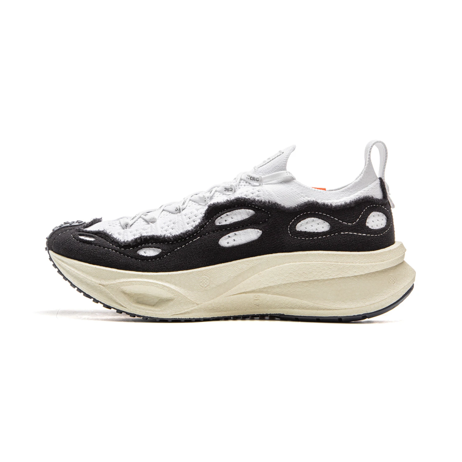 Li-Ning Li Ning Slip Resistant Abrasion Resistant Low top Casual Shoes Unisex Black White