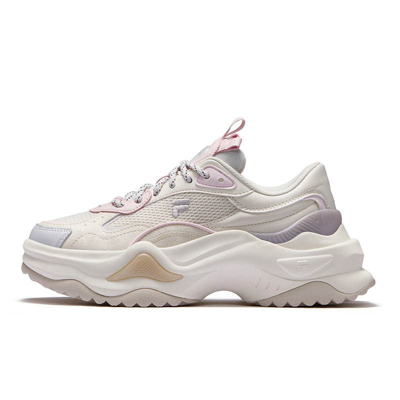 FILA FUSION BIANCO II Low top Casual Shoes Women's Cream Gray