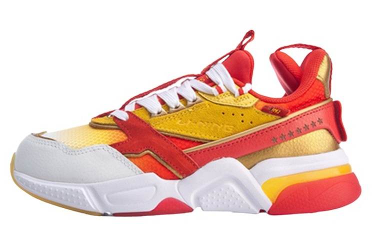 Li-Ning Li Ning 001 Low top Sports Casual Shoes Women's Chromium Yellow