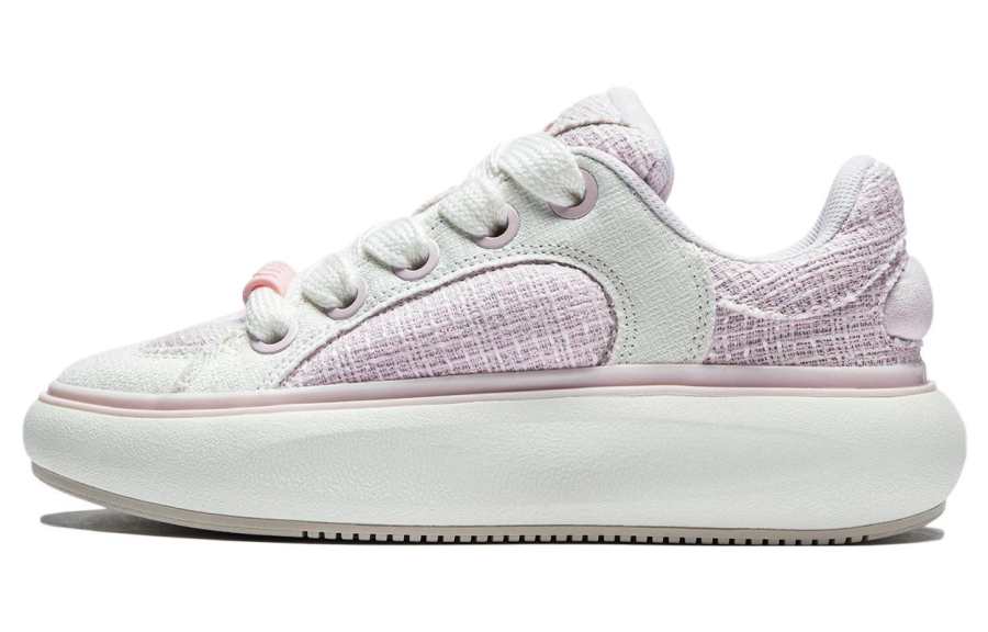 Li-Ning Li Ning Yun You C4D Comfortable Cushioning, Wear Resistant Low top Casual Shoes Women's Peach Blossom Pink
