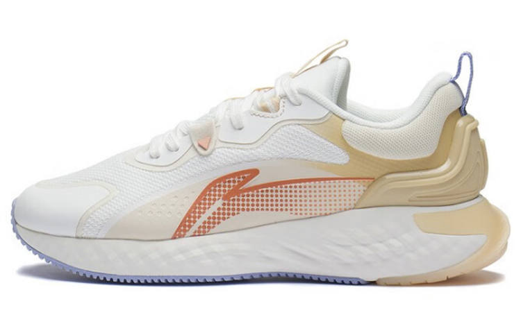 Li-Ning Li Ning Cushioning Low top Sports Casual Shoes Women's Khaki