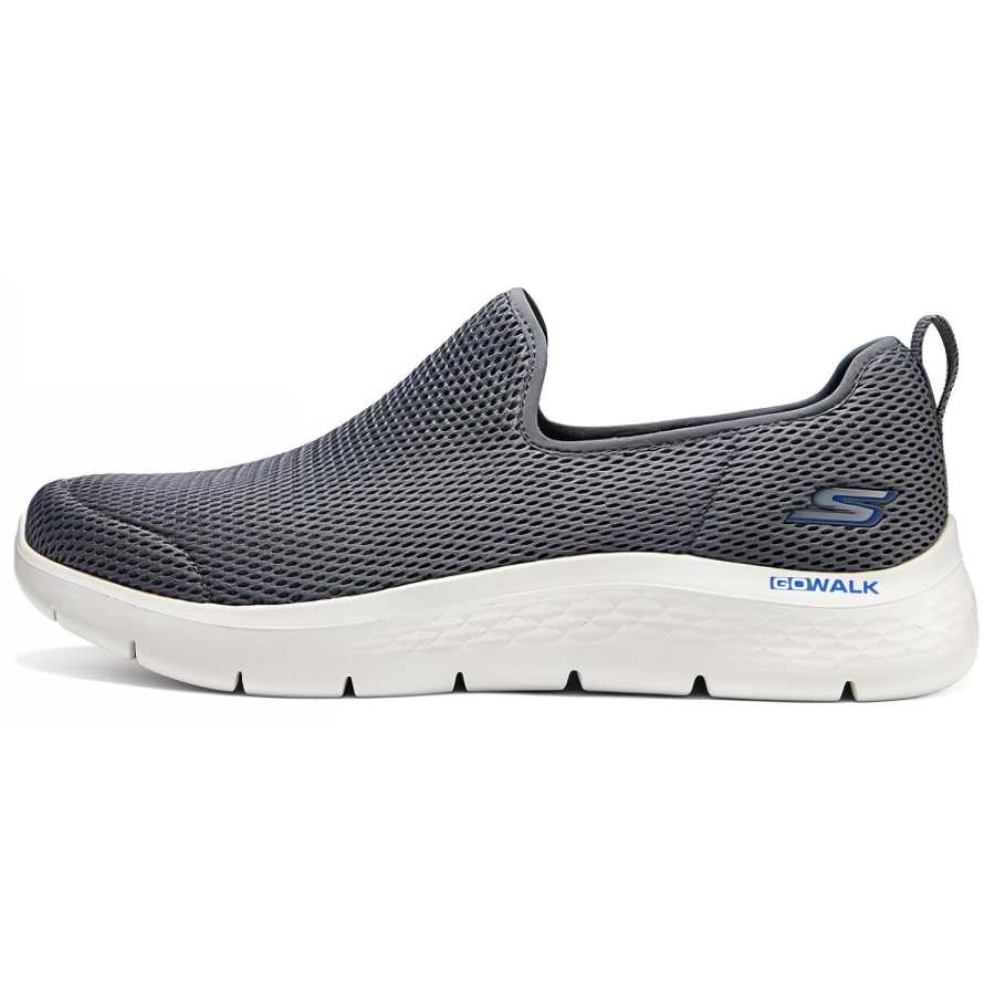 Skechers Go Walk Fle Fabric Abrasion Resistant, Breathable, Lightweight Low top Casual Shoes Men's Gray
