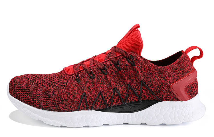 PEAK PEAK Casual Shoes Men's Low Top Black Red