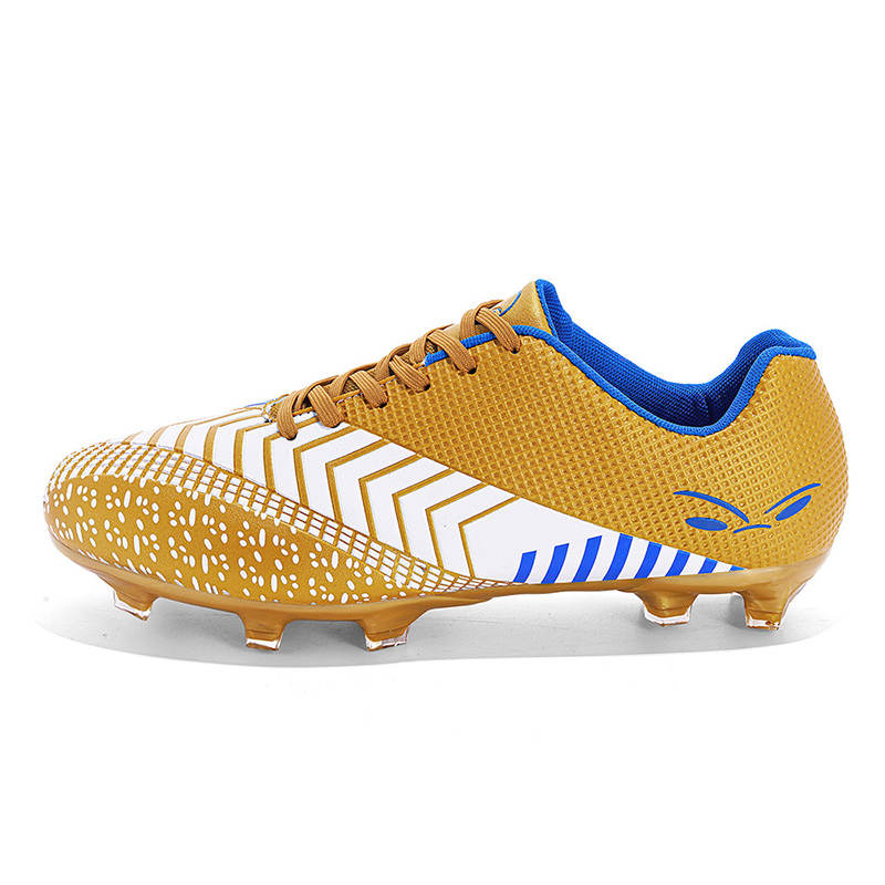 BIANSULONG FG Firm Ground Soft Ground, Indoor Soccer Shoes Unisex Gold