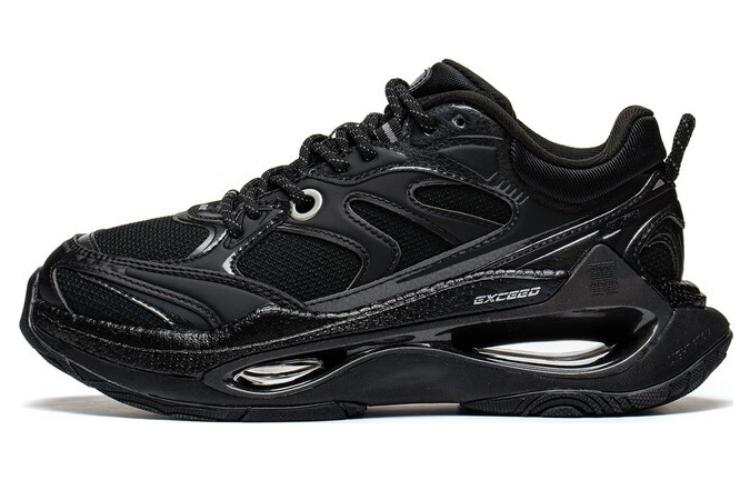 Li-Ning Li Ning Transcend Abrasion Resistant Breathable Low top Casual Shoes Women's Black