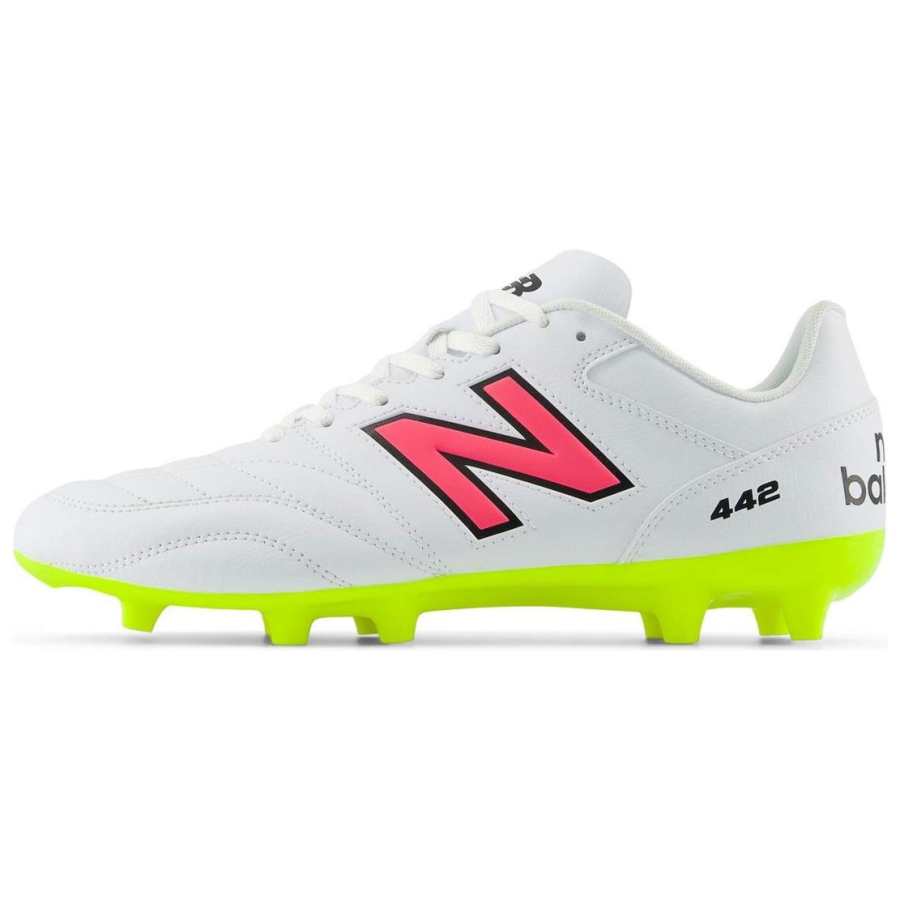 New Balance New Balance 442 V2 Sports Soccer Shoes Men's White Yellow