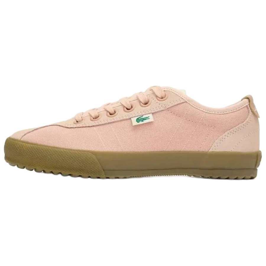 LACOSTE Slip Resistant Abrasion Resistant Slip Resistant Abrasion Resistant Low top Casual Shoes Women's Pink