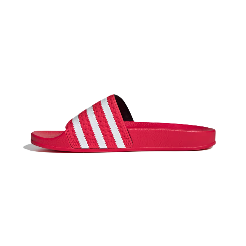 Adidas Adidas Adilette Slip Resistant Slide Slippers Women's White Red