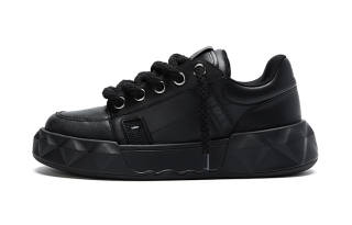 DIAMOND DESTINY D ONE DD Diamond Puffy Shoes Low top Casual Shoes Unisex Black Warrior