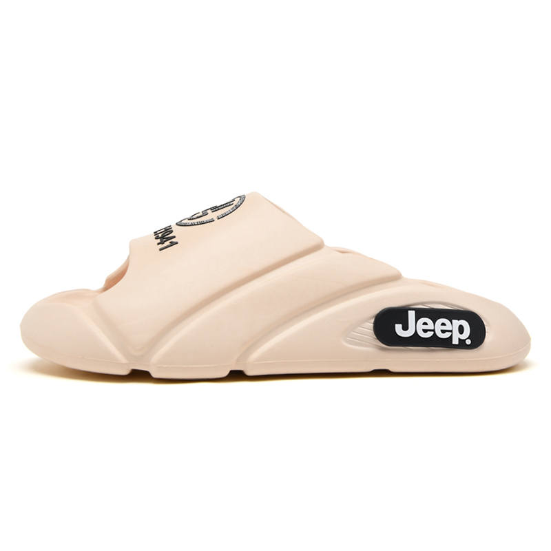 Jeep EVA Abrasion Resistant Slide Slippers Men's Khaki