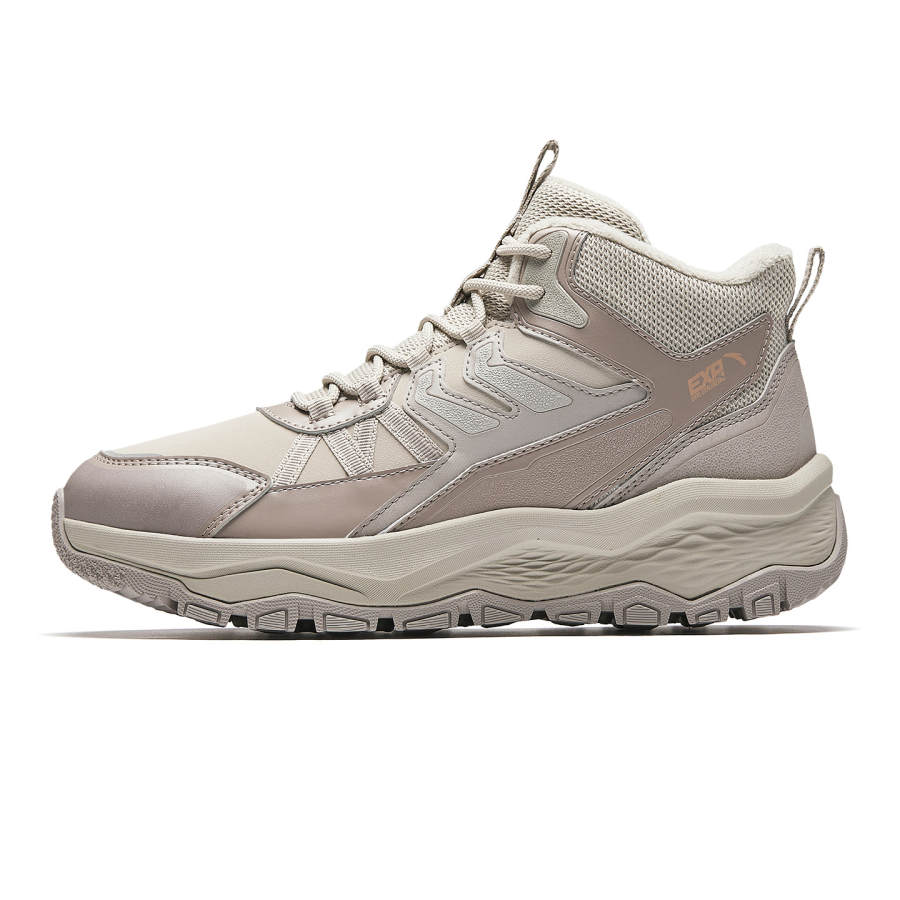 ANTA Anta Mountain Exploration Leather Upper, Fleece Lined Lining, Winter Temperature Lock, Versatile Comfortable