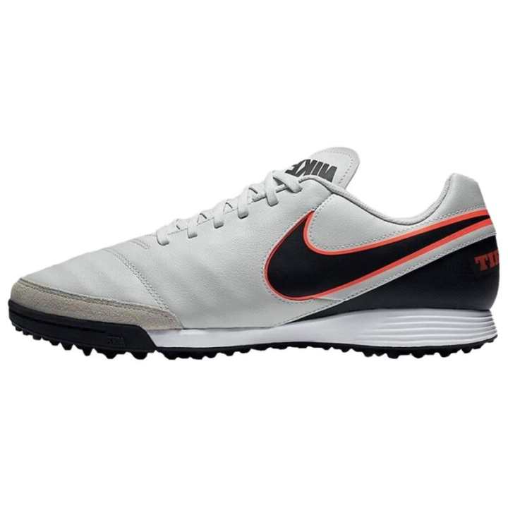 Nike Nike Tiempo Genio 2 Artificial Turf Slip Resistant Abrasion Resistant Soccer Shoes Men's White