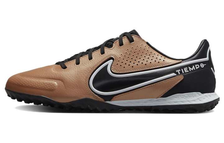 Nike Nike React Tiempo Legend 9 Pro TF Soccer Shoes Gold Black