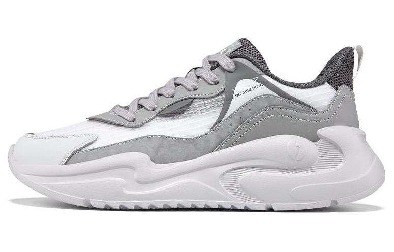 361° Cushioning Breathable Lightweight Low top Casual Shoes Men's Invisible Gray