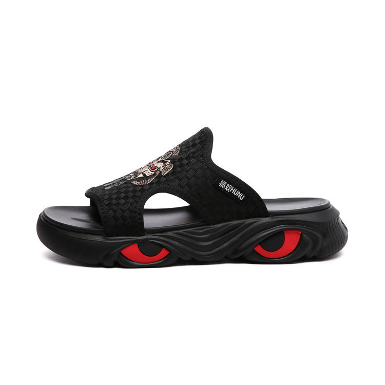 HUNU Slide Slippers Men's Black