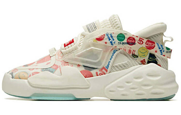 ANTA Coca Cola x Anta Bastard Comfortable Cushioning Slip Resistant Abrasion Resistant Low top Chunky Sneakers Men's