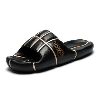 HZCP Ballspark x HZCP EVA Slip Resistant Slip Resistant Basketball Trendy Casual Slippers Unisex Black Gold