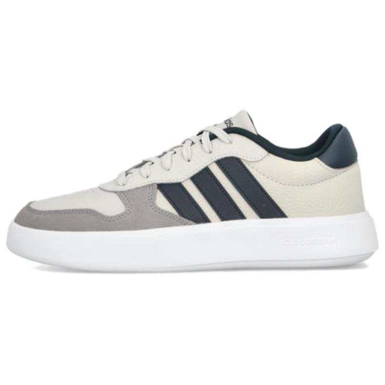 Adidas Adidas LITECOURT Abrasion Resistant Low top Casual Shoes Men's Beige Gray