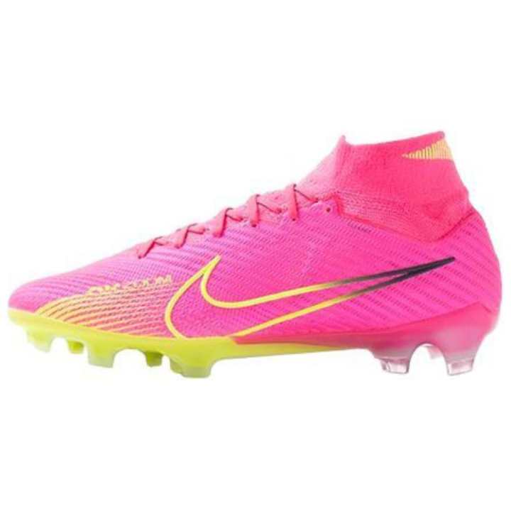 Nike Nike Mercurial Superfly 9 FG Firm Ground Support Impact Resistant Support Impact Resistant Soccer Shoes Men's Pink