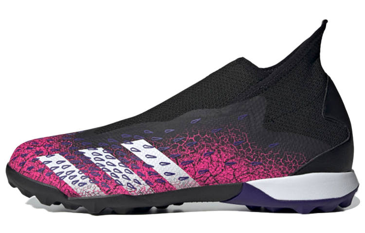 Adidas Adidas Predator Abrasion Resistant Soccer Shoes Men's Black Pink