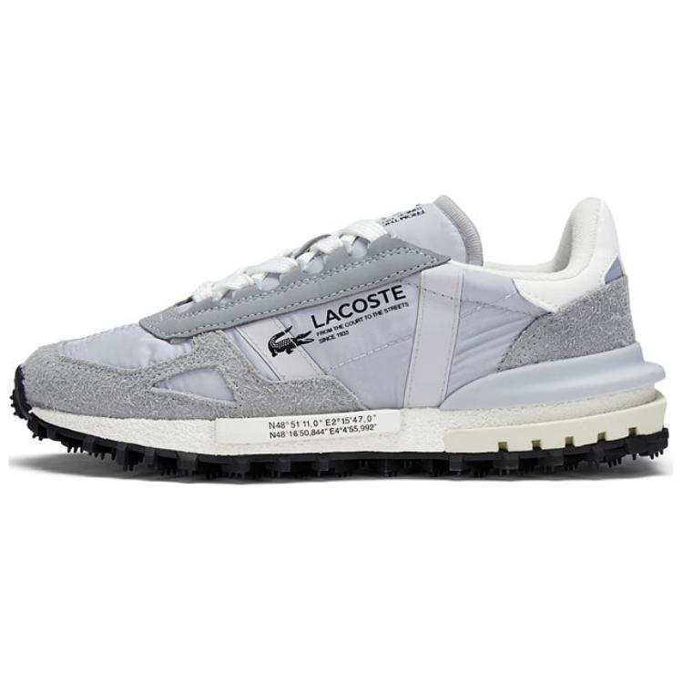 LACOSTE Low top Casual Shoes Women's Light Gray