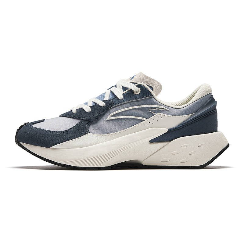 Anta Rock Sugar 4 Slip Resistant Abrasion Resistant Low top Casual Shoes Men's Blue Gray White