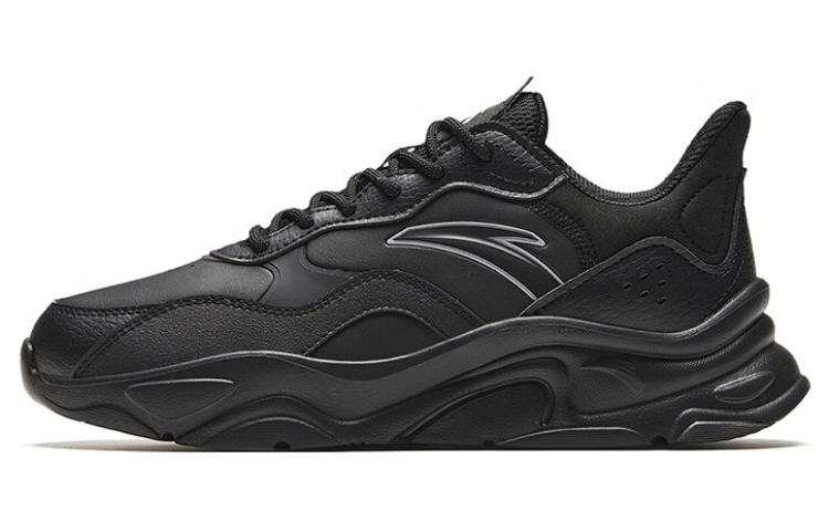 Anta Little Millennium Slip Resistant Abrasion Resistant Low top Casual Shoes Women's Black