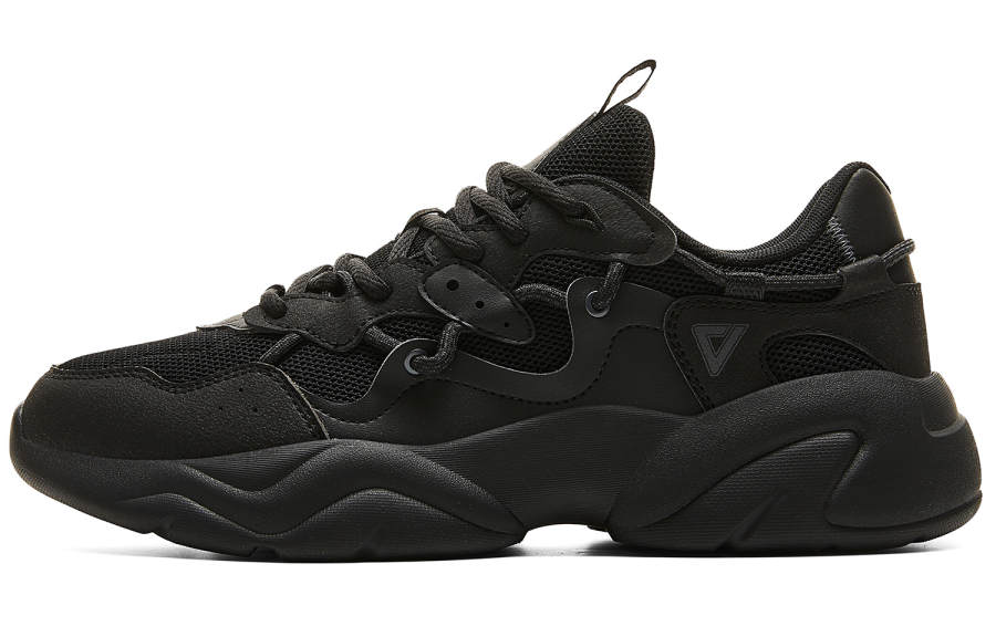 PEAK Le Yu Low top Casual Shoes Men's All Black
