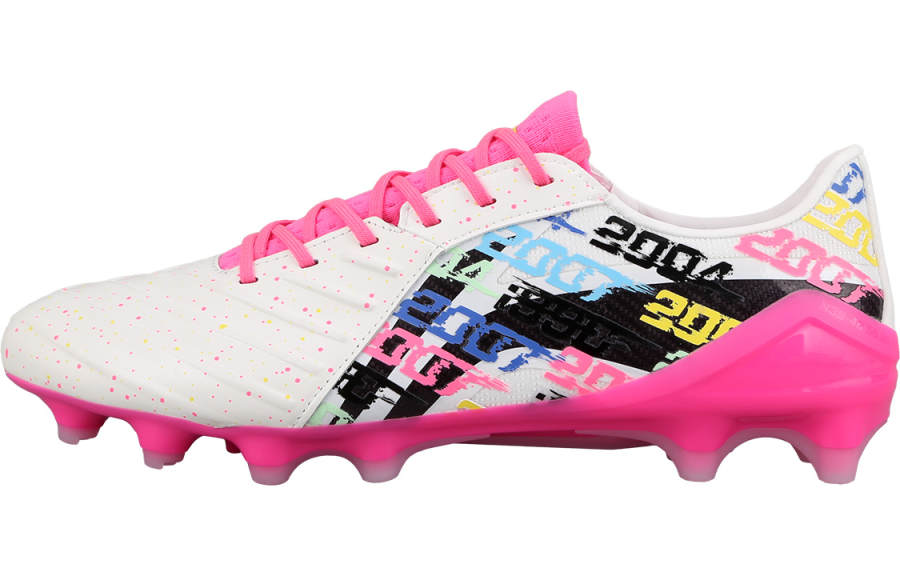 Li-Ning Li Ning Brocade High end FG Firm Ground Natural Grass Soccer Shoes Men's Pink