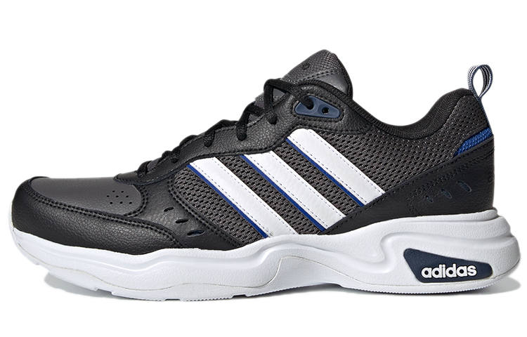 Adidas Neo Strutter Textile, Synthetic Leather Slip Resistant Abrasion Resistant Low top Casual Shoes Men's Black