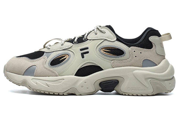 FILA FUSION Raccoon Comfortable Low top Casual Shoes Men's Gray Black