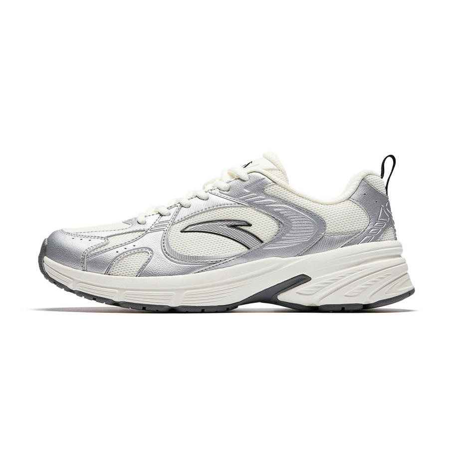 Anta AT804 Low top Casual Shoes Men's White Silver