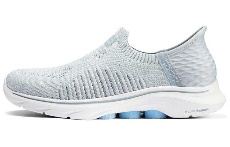 Skechers GO WALK 7 Hands Free Slip Ins Cushioning Breathable Support Low top Walking Shoes Women's Gray