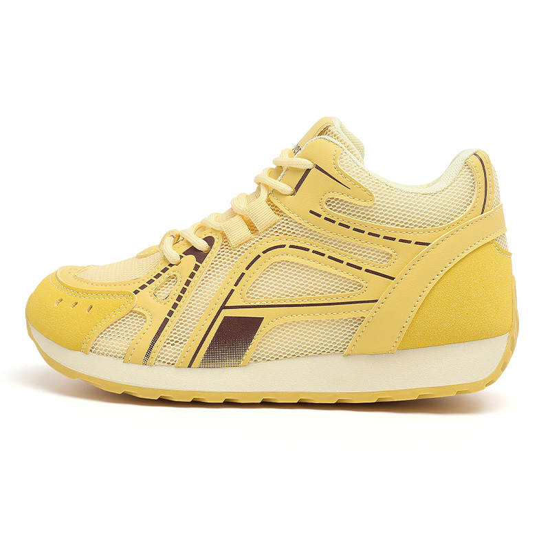 RENBEN Slip Resistant, Breathable, Lightweight Low top Casual Shoes Women's Yellow