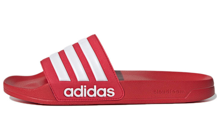 Adidas Adidas Adilette Shower Slides 'Scarlet White'
