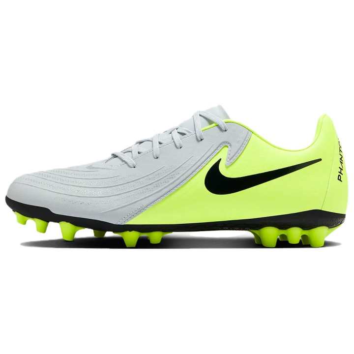 Nike Nike Phantom GX 2 Academy Slip Resistant Abrasion Resistant Soccer Shoes Unisex Gray Yellow