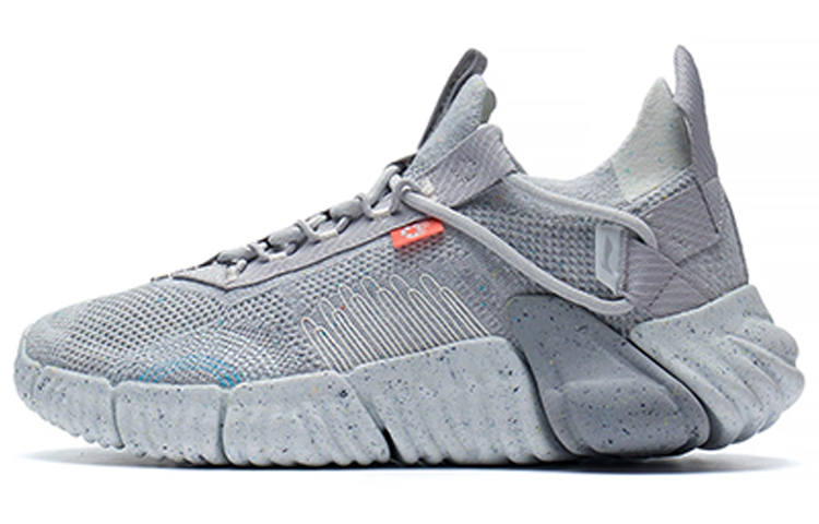 Li-Ning Li Ning Goku Fabric Cushioning Slip Resistant Abrasion Resistant Breathable Lightweight Low top Casual Shoes Women's